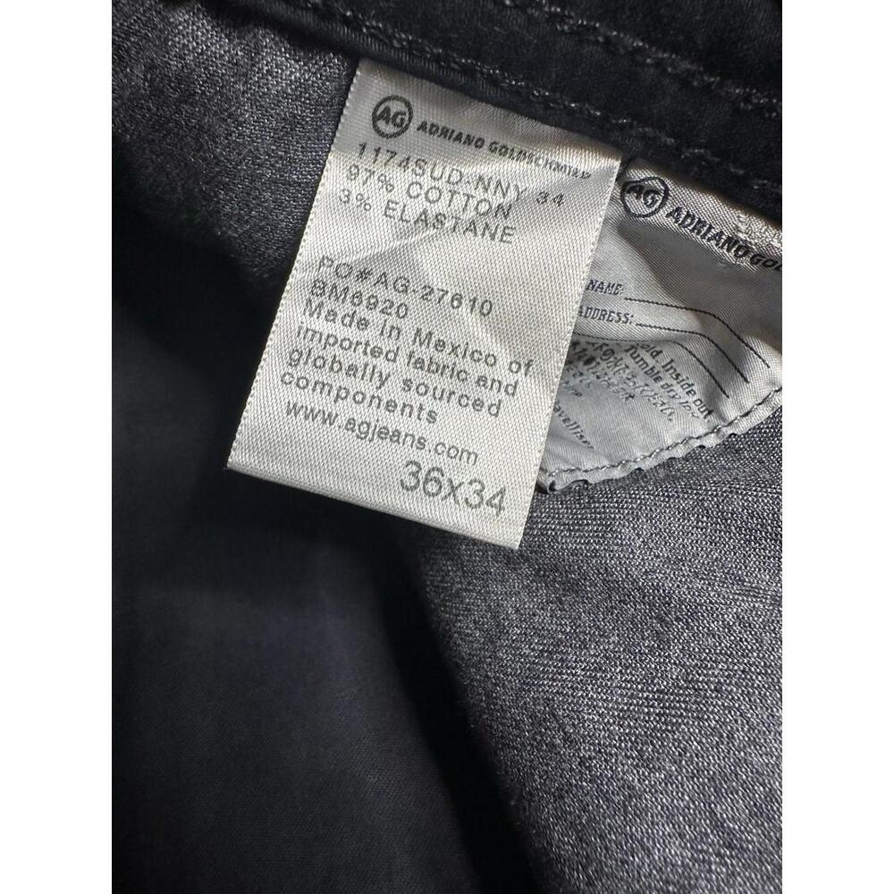 NWT AG Adriano Goldschmied Pants Men 36x34 The Graduate Tailored Leg Navy Blue - Picture 7 of 8